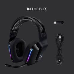 Logitech Gaming G733 LIGHTSPEED Headset otevřená (On Ear) bezdrátová 7.1 Surround černá regulace hlasitosti Gaming