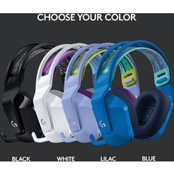 Logitech Gaming G733 LIGHTSPEED Headset otevřená (On Ear) bezdrátová 7.1 Surround modrá regulace hlasitosti Gaming