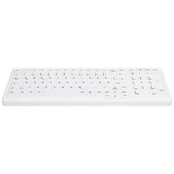 Active Key AK-C7000F-UVS-W/GE kabelový hygienická klávesnice německá, QWERTZ bílá s podsvícením