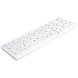 Active Key AK-C7000F-UVS-W/GE kabelový hygienická klávesnice německá, QWERTZ bílá s podsvícením