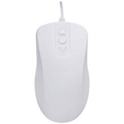 Active Key AK-PMH12OB-US-W optická hygienická myš, myš, přenos kabelový, 2 tlačítko, 1000 dpi, bílá