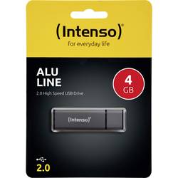 Intenso Alu Line USB flash disk 4 GB antracitová 3521451 USB 2.0
