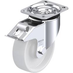 Blickle 610444 LK-PO 125KA-1-FI Otočné kolečko s brzdou Ø kola: 125 mm nosnost (max.): 300 kg 1 ks