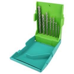 Heller 3015 18037 5 tvrdý kov sada spirálového vrtáku na kámen 7dílná 4 mm, 5 mm, 6 mm, 8 mm, 10 mm, 12 mm válcová stopka 1 sada