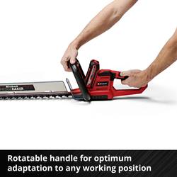 Einhell GE-CH 18/60 Li + 2,5 Ah Starter-Kit akumulátor nůžky na živý plot vč. nabíječky, + akumulátor 18 V Li-Ion 670 mm