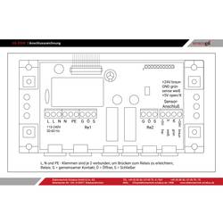 Schabus GX-D500, 300267 detektor oxidu uhličitého s externím senzorem 230 V, detekce oxidu uhličitého (CO2)
