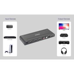SpeaKa Professional SP-HDA-300 2 + 1 port HDMI přepínač UHD 4K @ 60 Hz