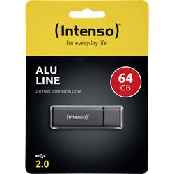 Intenso Alu Line USB flash disk 64 GB antracitová 3521491 USB 2.0