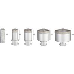 Bosch Accessories 2608576669 2608576669 diamantový vrták pro vrtání za sucha 68 mm, 51 mm, 35 mm, 25 mm, 20 mm 1 ks