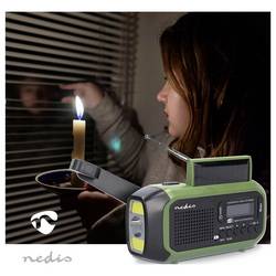 Nedis RDDBCR2000GN RDDBCR2000GN Nouzové rádio, DAB+, FM, FM, nouzové rádio, DAB+, FM, zelená, černá