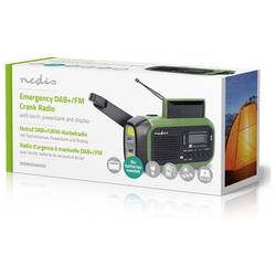 Nedis RDDBCR2000GN RDDBCR2000GN Nouzové rádio, DAB+, FM, FM, nouzové rádio, DAB+, FM, zelená, černá