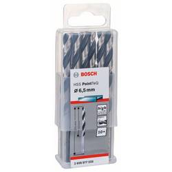 Bosch Accessories 2608577233 2608577233 HSS kovový spirálový vrták 6.5 mm Celková délka 101 mm leštěný DIN 338 válcová stopka 10 ks