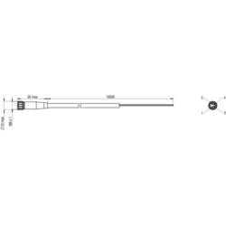 MD Micro Detectors CD08/0B-100A1 připojovací kabel pro senzory CD08/0B-100A1 1 ks