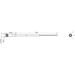 MD Micro Detectors CD08/0A-050A1 připojovací kabel pro senzory CD08/0A-050A1 1 ks