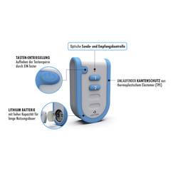 m-e modern-electronics Odyon ODYON pro HS-2 3 V bezdrátový ruční vysílač, Dálkové ovládání s kontrolou příjmu 2kanálový Max. dosah 1 km