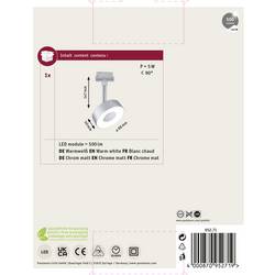 Paulmann Circle svítidla do lištových systémů (230 V) URail pevně vestavěné LED 5 W LED chrom (matný)
