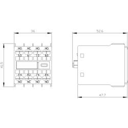 Siemens 3RH2911-2GA31 blok pomocných spínačů okamžité spínání Vhodné pro značku (relé): Siemens Piece 1 ks