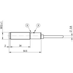 MD Micro Detectors DM3/0P-1A optický senzor, DM3/0P-1A, 10 - 30 V/DC, 1 ks