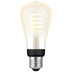 Philips Hue Hue LED žárovka 871951430146700 Energetická třída (EEK2021): G (A - G) Hue White Ambiance Einzelpack Edison ST64 Filament 300lm E27 7 W teplá až