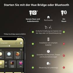 Philips Hue Hue LED žárovka 871951430142900 Energetická třída (EEK2021): G (A - G) Hue White Ambiance Einzelpack Filament 300lm E27 7 W teplá až studená bílá