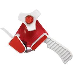 TOOLCRAFT odvíječ balicí pásky červená, bílá Šířka role (max.): 50 mm Délka role (max.) 66 m