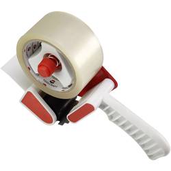 TOOLCRAFT odvíječ balicí pásky červená, bílá Šířka role (max.): 50 mm Délka role (max.) 66 m