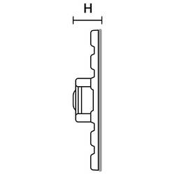 HellermannTyton FMB4APT-A-PA66HS-BK (10) úchytka samolepicí 151-03669 flexibilní podstavec černá 10 ks
