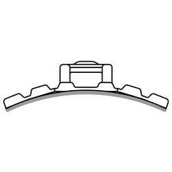 HellermannTyton FMB4APT-A-PA66HS-BK (10) úchytka samolepicí 151-03669 flexibilní podstavec černá 10 ks