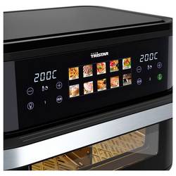 Tristar FR-9078 horkovzdušná fritéza 10 l 2800 W bez BPA, nepřilnavý povlak, LCD displej černá, nerezová ocel