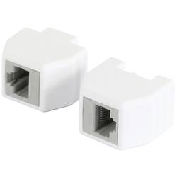 Allnet 193972, zásuvkový modul RJ45, zástrčka, rovná, bílá, 1 ks
