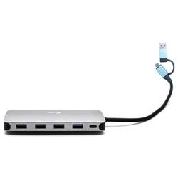 i-tec USB-C® dokovací stanice USB 3.0 USB-C/Thunderbolt 3x Display Travel Nano Dock with Power Delivery 100 W integrovaná čtečka karet, napájení USB-C®