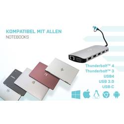 i-tec USB-C® dokovací stanice USB 3.0 USB-C/Thunderbolt 3x Display Travel Nano Dock with Power Delivery 100 W integrovaná čtečka karet, napájení USB-C®