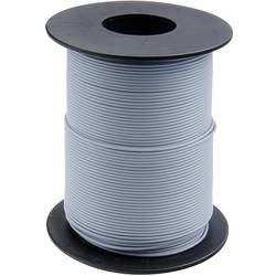 Donau Elektronik 125-S50-9 lanko/ licna, 1 x 0.25 mm², šedá, 50 m