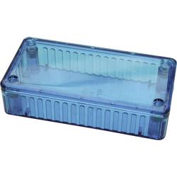 Transparentní pouzdro z polykarbonátu Hammond Electronics 100 x 50 x 25 , modrá