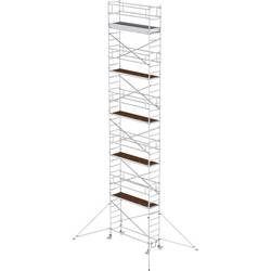 MUNK Günzburger Steigtechnik 155046 hliník lešení na kolečkách Montáž bez nářadí max.prac. výška: 12.4 m