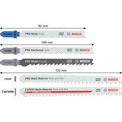 Bosch B2607011438 JSB, sada Multi Material, 15 ks 15 díly