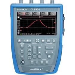 Metrix OX 9304 digitální osciloskop 300 MHz, 4kanálový, 2.5 GSa/s, 100 kpts, 12 Bit, s pamětí (DSO), ruční provedení, funkce multimetru, spektrální analyzátor,