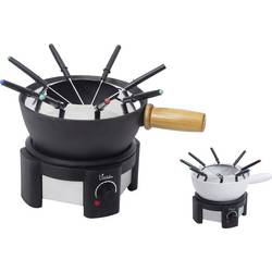 BiKitchen fondue 200 fondue 1500 W 8 napichovátek na fondue, Pro potraviny, kabelové připojení, indikátor, plynulý regulátor teploty, ochrana proti přehřátí