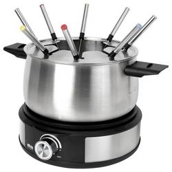 Silva PK-F 140 fondue 1500 W ochrana proti přehřátí, 8 napichovátek na fondue černá, nerezová ocel