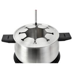 Silva PK-F 140 fondue 1500 W ochrana proti přehřátí, 8 napichovátek na fondue černá, nerezová ocel