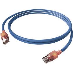 Easylan CS1OBADAD0070 RJ45 síťové kabely, propojovací kabely CAT 6A S/FTP 7 m modrá dvoužilový stíněný, bez halogenů, samozhášecí 1 ks