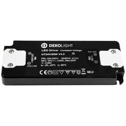 Deko Light FLAT, CV, UT24V/20W LED driver konstantní napětí 20 W 0 - 830 mA 24 V/DC ochrana proti přepětí 1 ks