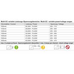 Deko Light BASIC, DIM, Multi CC, IE-75D LED driver konstantní proud 75 W 1050 - 1600 mA 26 - 70 V stmívatelný, Dali , nastavitelný 1 ks