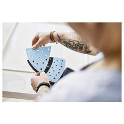 Festool Delta 200 P220 GR/10 578777 brusný papír pro delta brusky Zrnitost 220 (d x š) 145 mm x 195 mm 10 ks