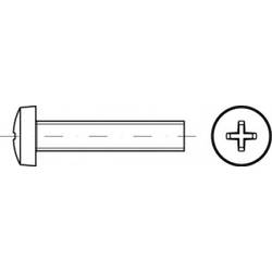 TOOLCRAFT TO-5430600 válcové šrouby s čočkovou hlavou M3 35 mm křížová drážka Philips ocel galvanizováno zinkem 2000 ks