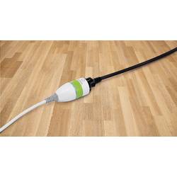 Renkforce 1362918 napájecí prodlužovací kabel, bílá, zelená, 5.00 m, s přepínačem