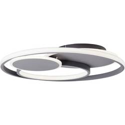 Brilliant G99371/22 Runda LED stropní svítidlo LED pevně vestavěné LED Energetická třída (EEK2021): F (A - G) 51.5 W šedá (matná)