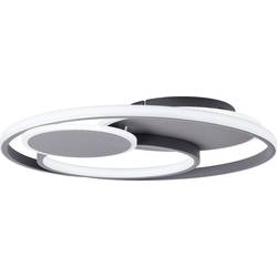 Brilliant G99371/22 Runda LED stropní svítidlo LED pevně vestavěné LED Energetická třída (EEK2021): F (A - G) 51.5 W šedá (matná)