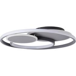 Brilliant G99371/22 Runda LED stropní svítidlo LED pevně vestavěné LED Energetická třída (EEK2021): F (A - G) 51.5 W šedá (matná)