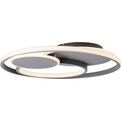 Brilliant G99371/22 Runda LED stropní svítidlo LED pevně vestavěné LED Energetická třída (EEK2021): F (A - G) 51.5 W šedá (matná)